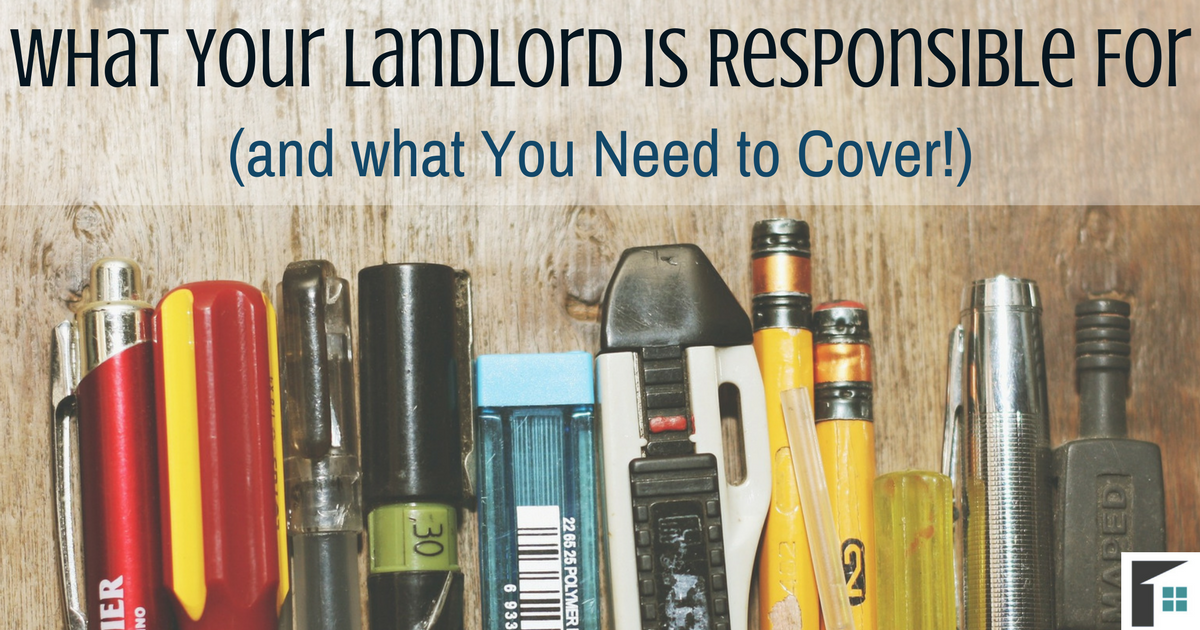 What Your Landlord is Responsible For (and what You Need to Cover!)