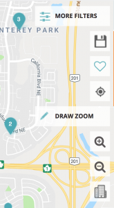 Draw Zoom - Rental Property Map Search