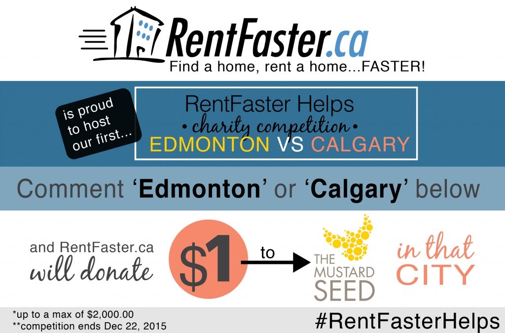RentFaster Helps: Charity Competition Edmonton vs Calgary